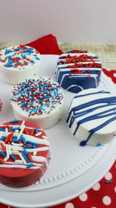 Chocolate Oreo Cookies 4th of July Memorial Day